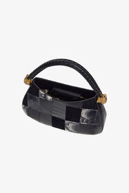 RC Sac à Bandoulière Patchwork Noir TKB022-PZP01