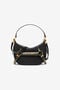 JC Sac Hobo Avec Lanières Et Logo JC Sac Hobo Avec Lanières Et Logo Noir UFB095-UF464