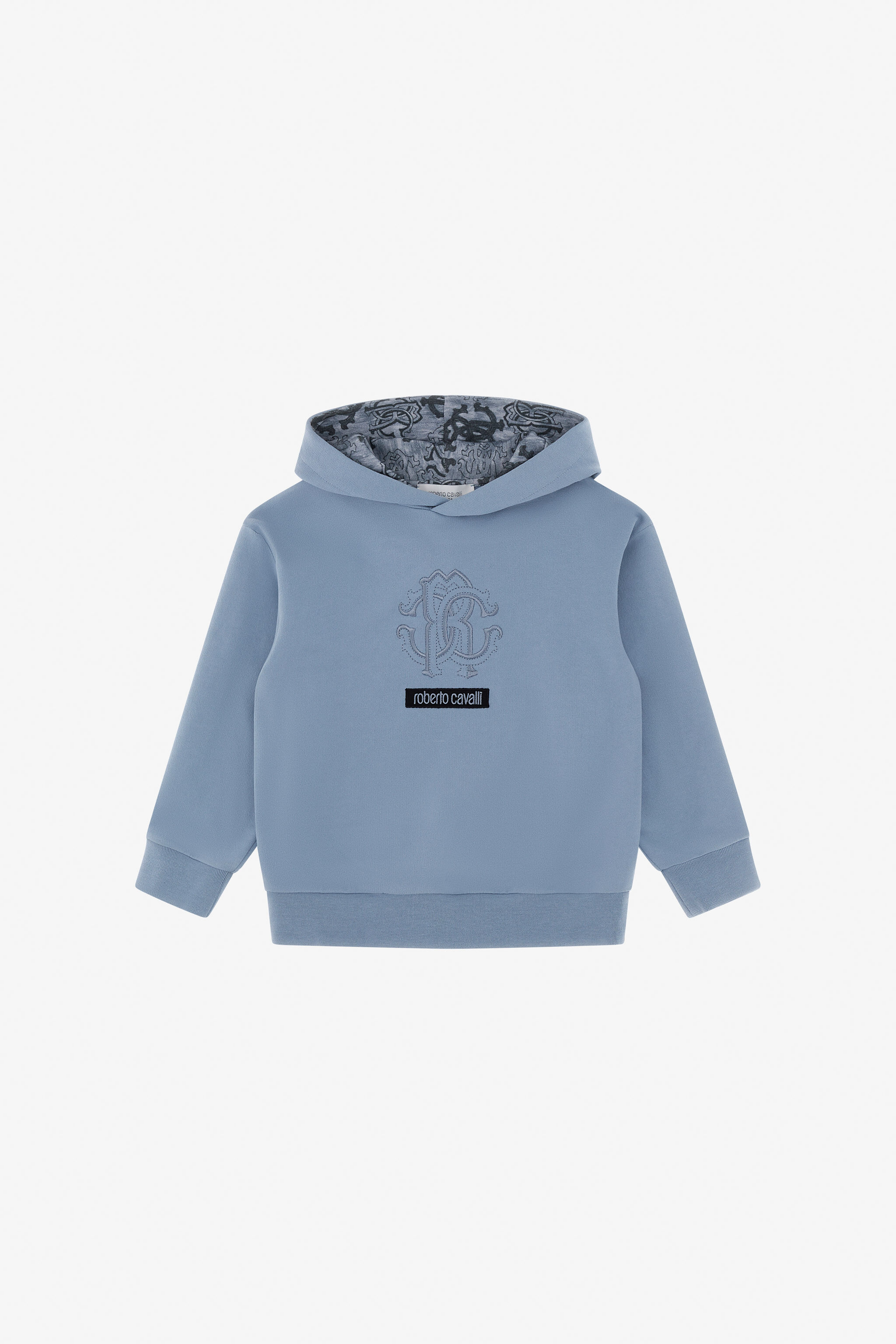JU Blue Monogram Hoodie JU Blue Monogram Hoodie GREY TJT66I-CF050