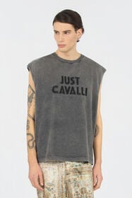 JC Grey T-shirt With Logo BLACK WFT066-WF096