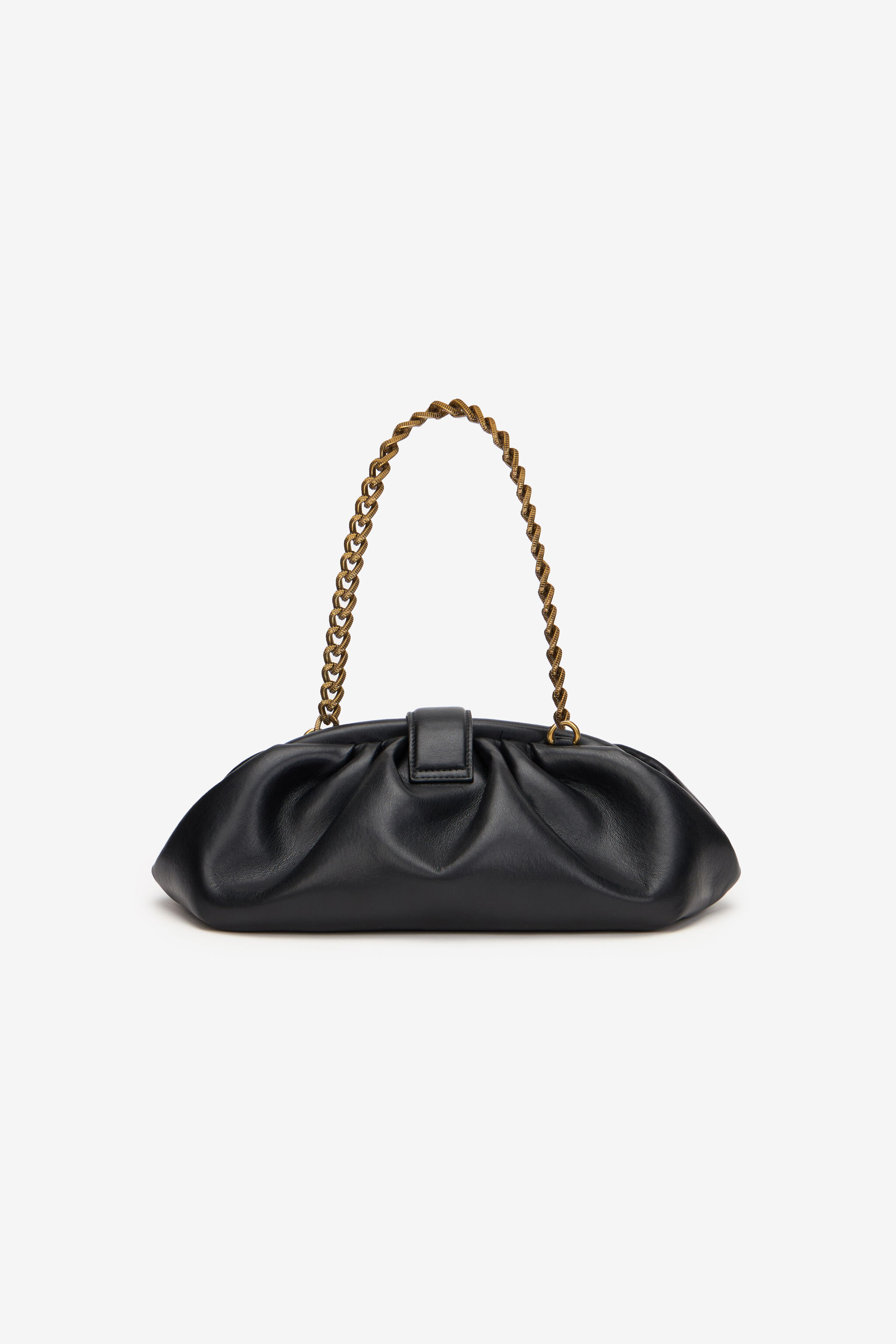 JC Shoulder Bag with Snake Detail JC Shoulder Bag with Snake Detail BLACK XFB027-XF463