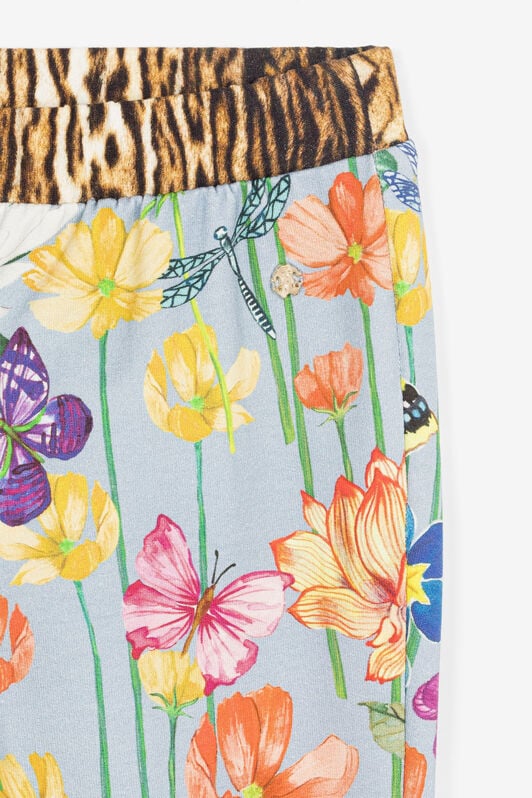 JU Flower-Print Sweatpants JU Flower-Print Sweatpants Light blue PJT255-5OF11