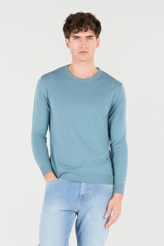 RC Wool Crew-Neck Sweater RC Wool Crew-Neck Sweater BLUE AVIO POM60D-MQ001