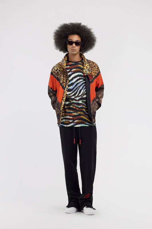 JC Just Cavalli T-shirt JC Just Cavalli T-shirt Azul claro/Negro SFT232-SF143