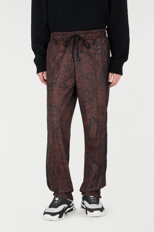JC Pants With Jaguar Print JC Pants With Jaguar Print Purple TFT006-TF007
