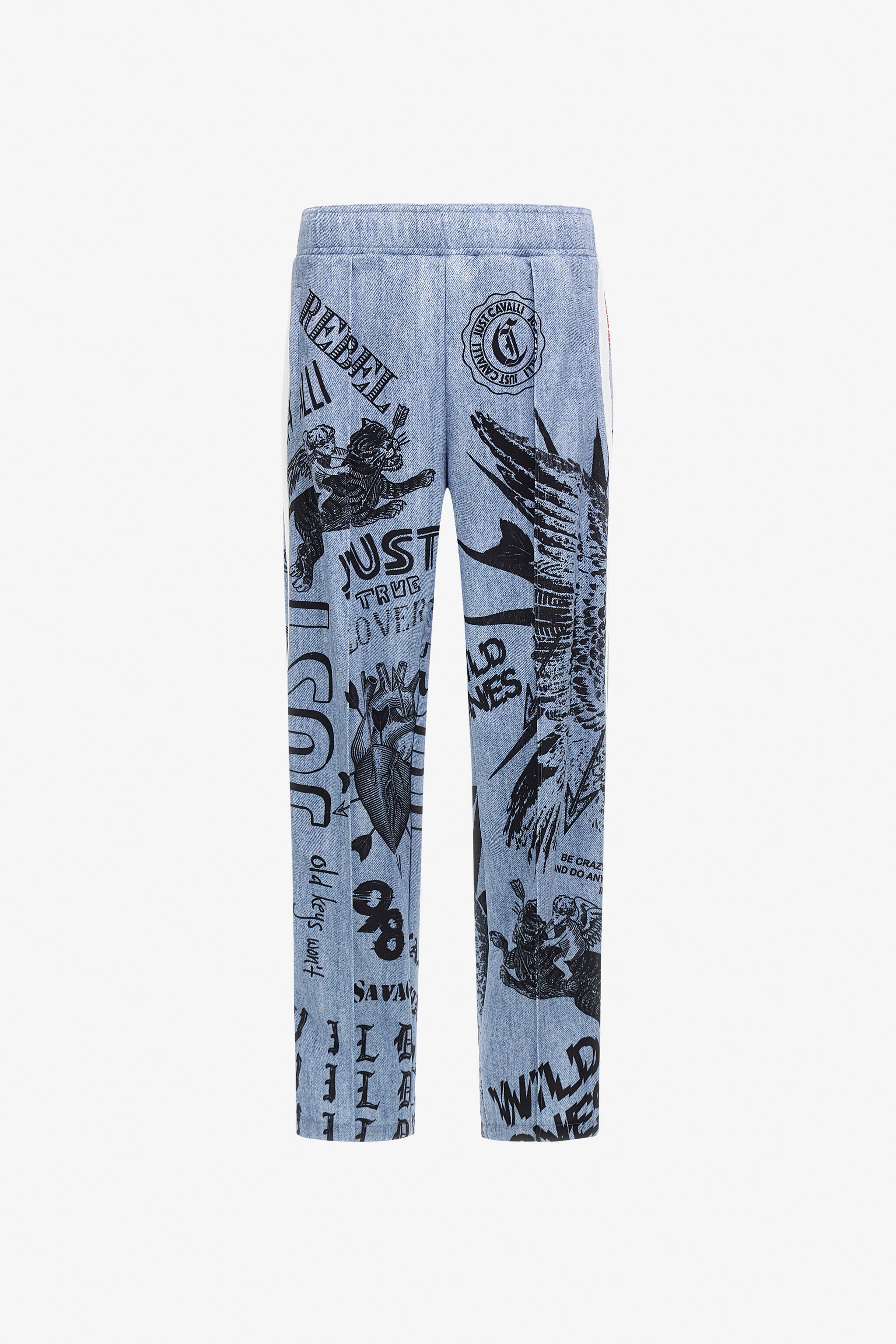 Just Cavalli trousers in Blue for Men | Roberto Cavalli®