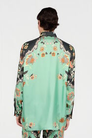 RC Kimono Print Shirt DARK GREEN/BLACK XNT720-4QT25