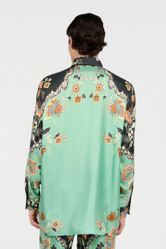 RC Camisa Estampado Kimono DARK GREEN/BLACK XNT720-4QT25