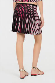 RC Ray Of Paradise Print Mini Skirt MAGENTA XKM303-MI150