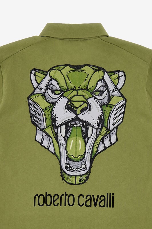 JU Logo polo t-shirt JU Logo polo t-shirt Vert SJT634-JD001