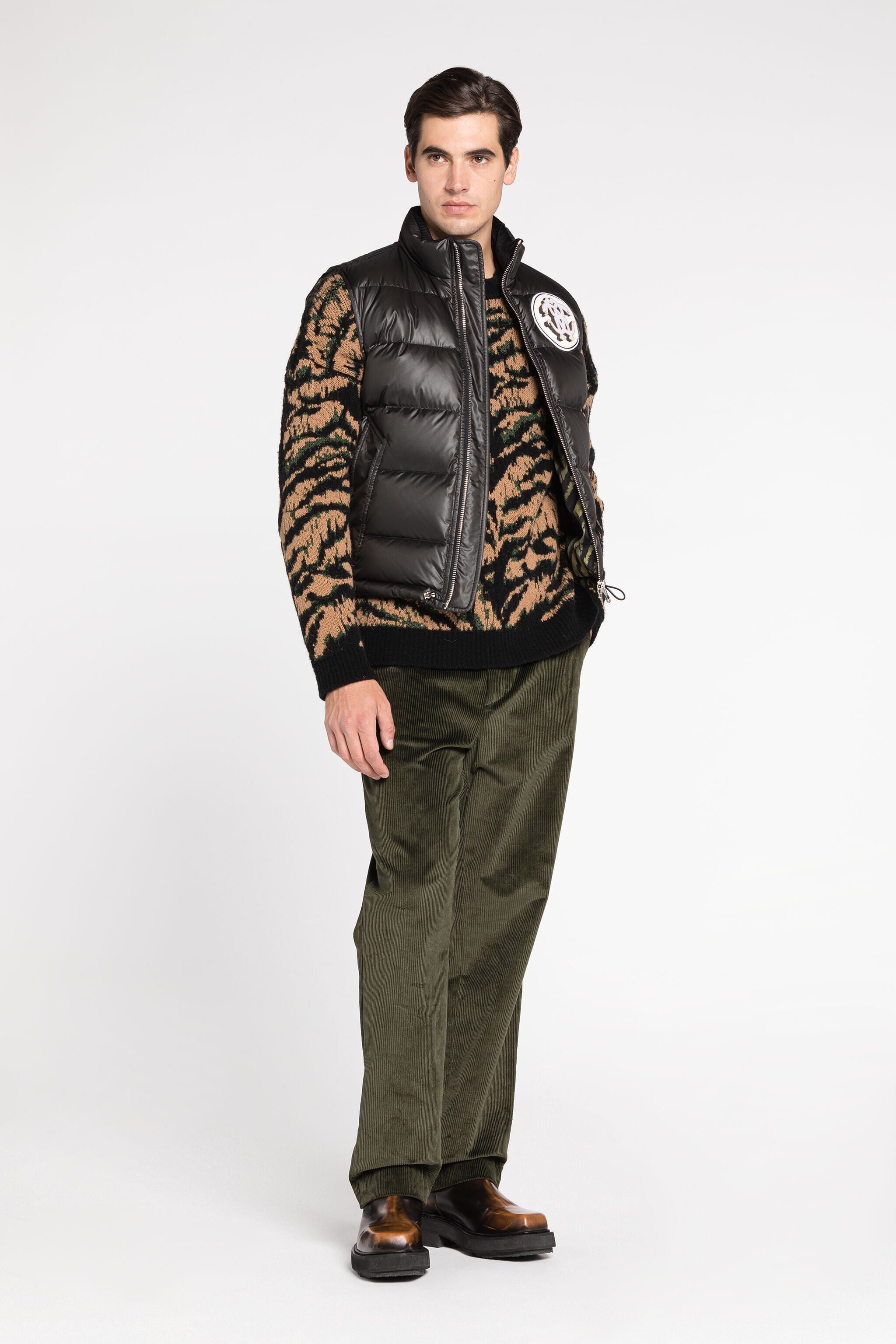 RC Mirror Snake Padded Gilet RC Mirror Snake Padded Gilet Black RRT803-SB085