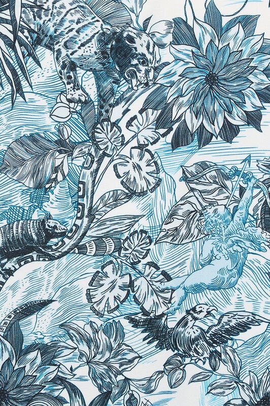 JC Camicia Con Stampa Jungle JC Camicia Con Stampa Jungle Azzurro UFM002-UF097