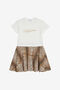 JU Robe imprimé Jaguar JU Robe imprimé Jaguar MILKY WHITE/JAGUAR WJT10D-JD001