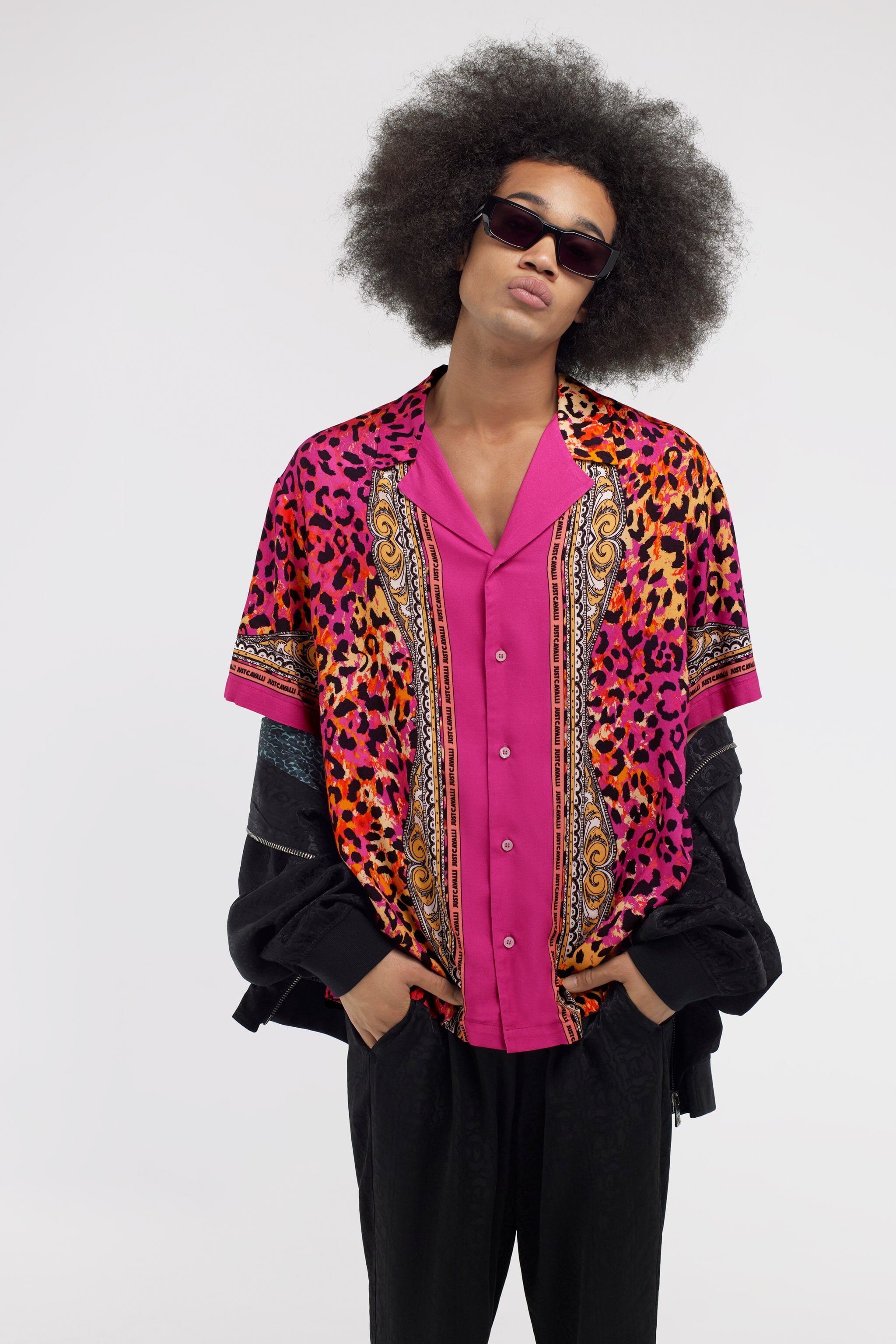 JC Just Cavalli shirt JC Just Cavalli shirt Fuchsia SFT295-SF210