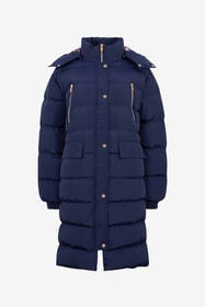 RC Daunenjacke mit Marble-Print BLUE ROT80A-FY035