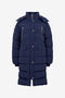 RC Marble Print Down Jacket BLUE ROT80A-FY035