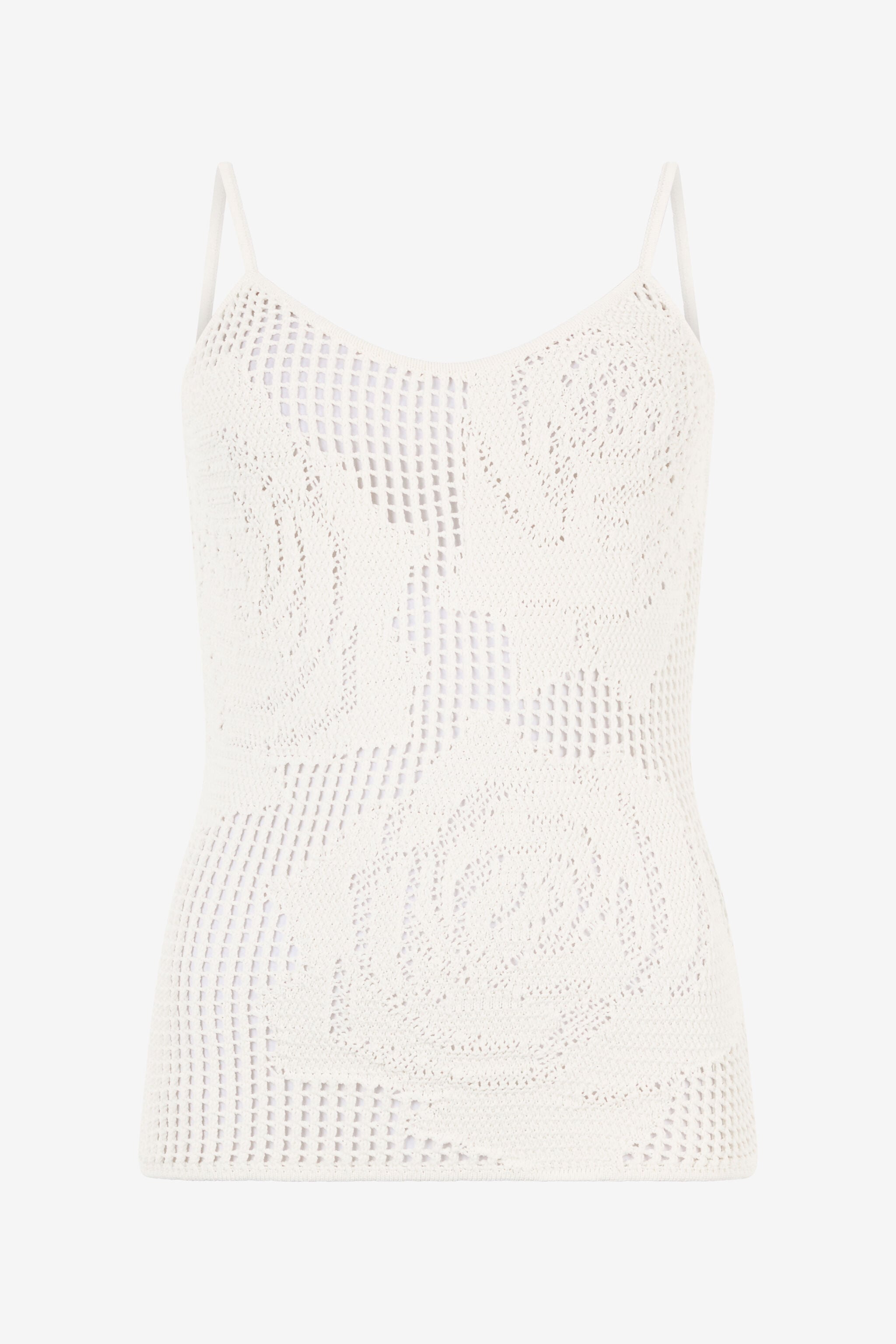 RC Openwork Top With Roses RC Openwork Top With Roses Ivory UKM604-MI001