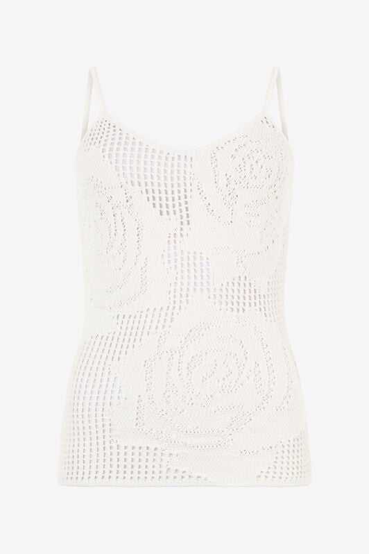 RC Openwork Top With Roses RC Openwork Top With Roses Ivory UKM604-MI001