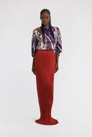 RC Long tight skirt Red TWT310-RD034