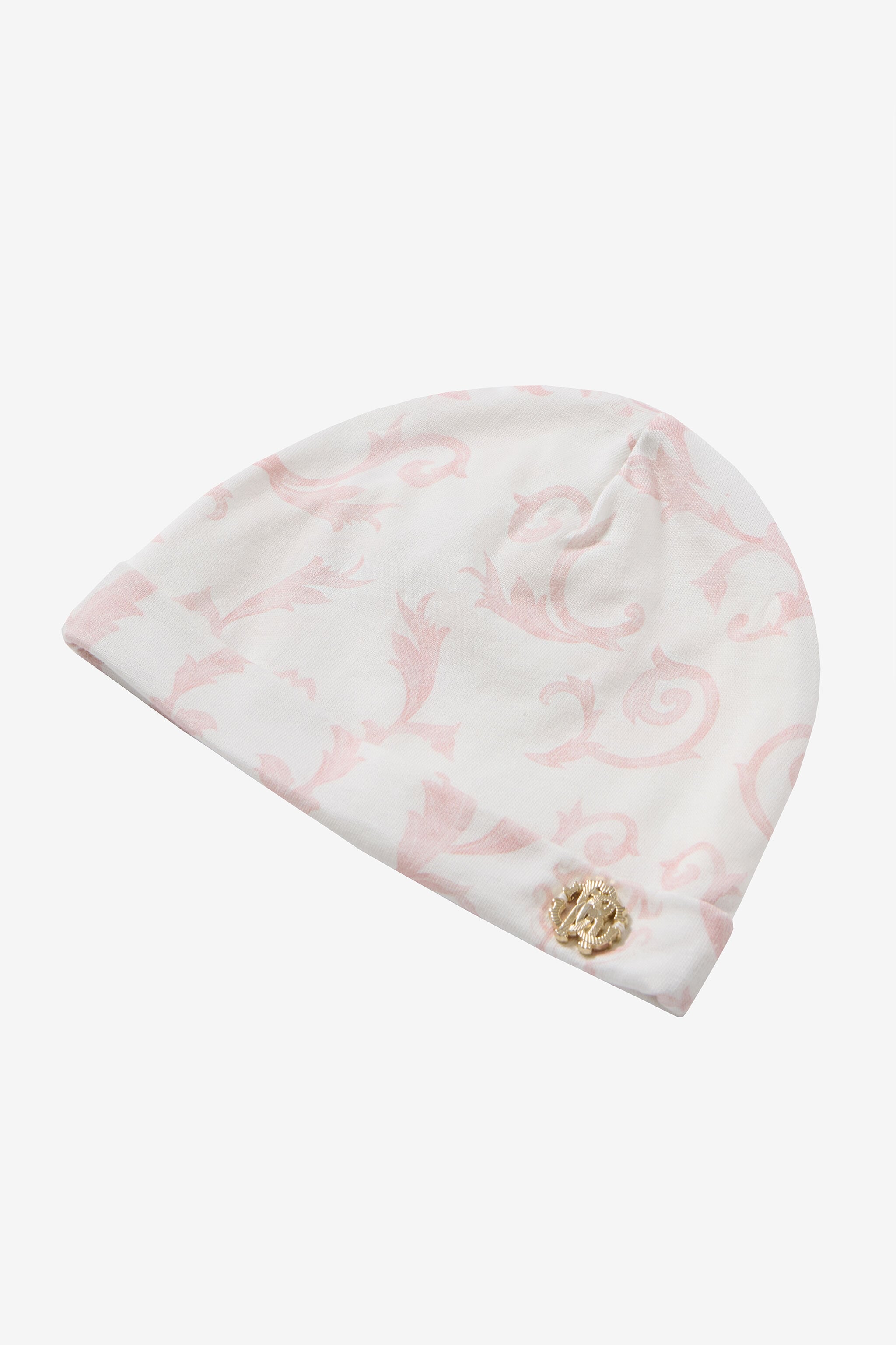 JU Bodysuit And Hat Set With All-Over Print JU Bodysuit And Hat Set With All-Over Print Pink UJT809-JFO36