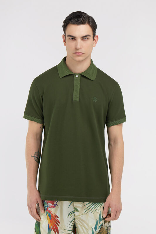 RC RC logo Polo RC RC logo Polo Dark green SRT64B-KB002