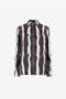 RC Animal-Print Silk Shirt RC Animal-Print Silk Shirt Dark brown/White RKT704-4QH05