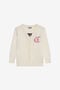 JC Ivory Cardigan with Logo JC Ivory Cardigan with Logo MARSHMALLOW XFM90L-VI011