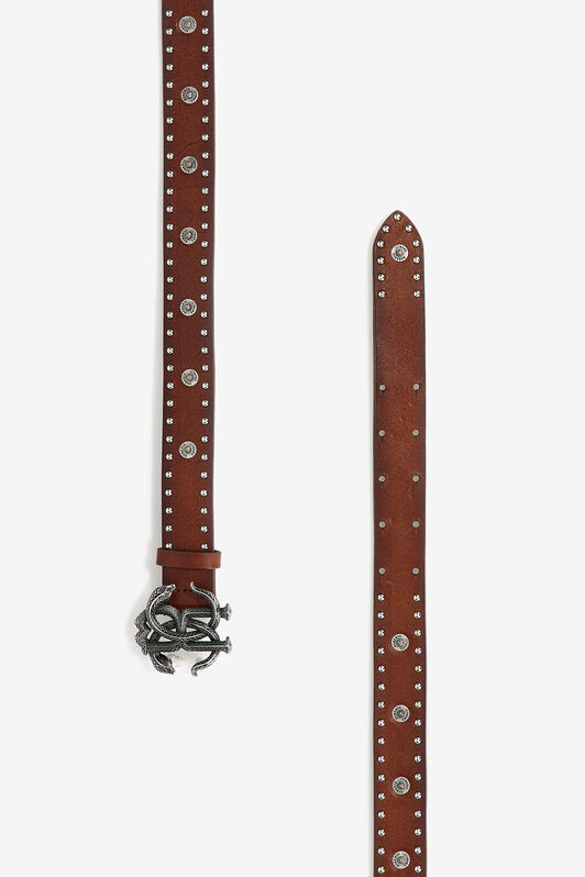 RC RC Monogram Belt RC RC Monogram Belt Brown SRC004-PZC18