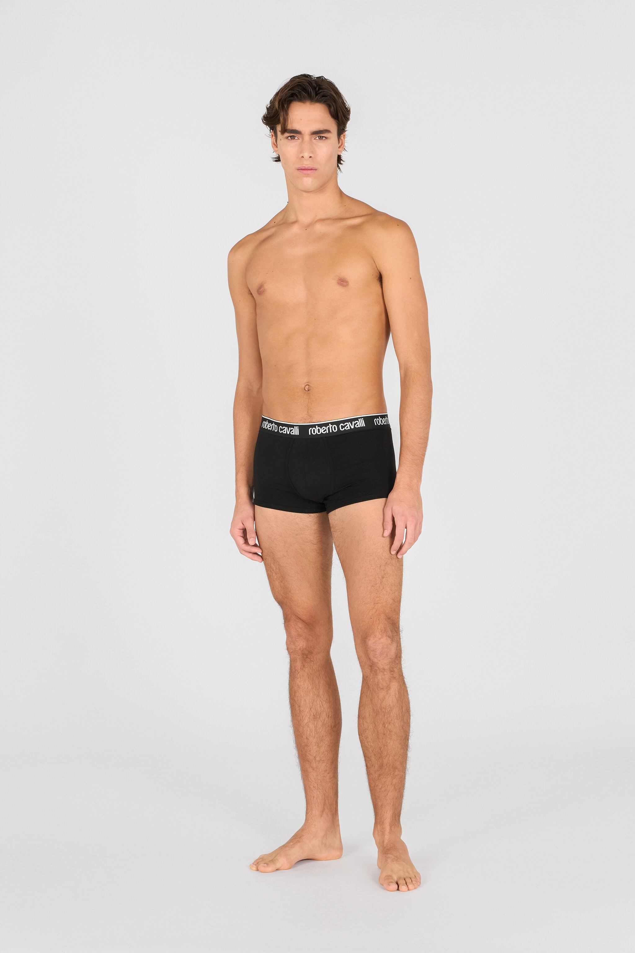 RC Roberto Cavalli Logo Boxer Shorts RC Roberto Cavalli Logo Boxer Shorts Black TRO02A-JJ016