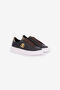 RC Black Leather Sneaker With Monogram RC RC Black Leather Sneaker With Monogram RC BLACK QOS01J-PZO13