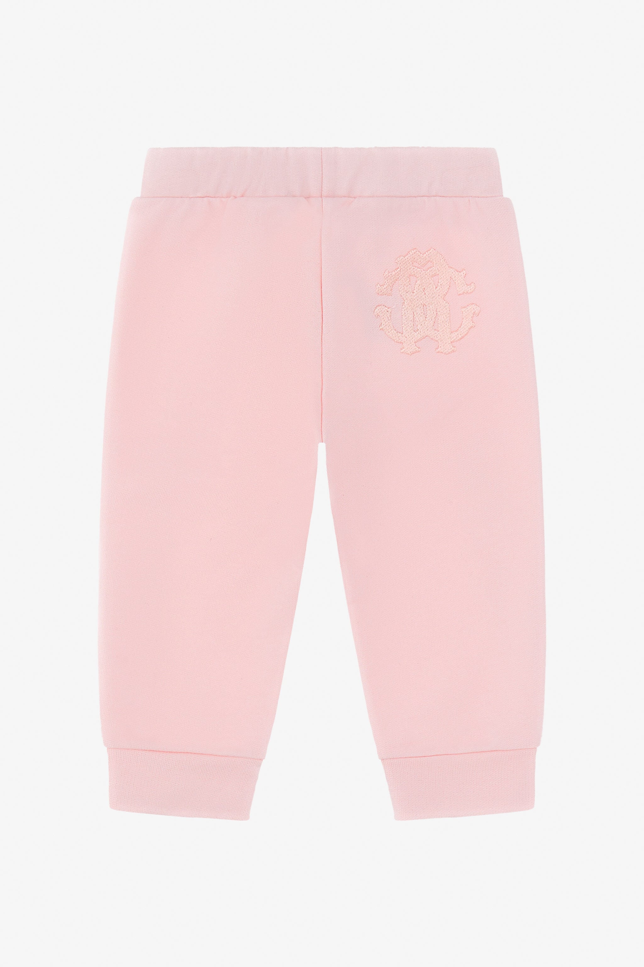 JU Cotton Sweatpants With Flowers JU Cotton Sweatpants With Flowers Pink TJT203-CF050
