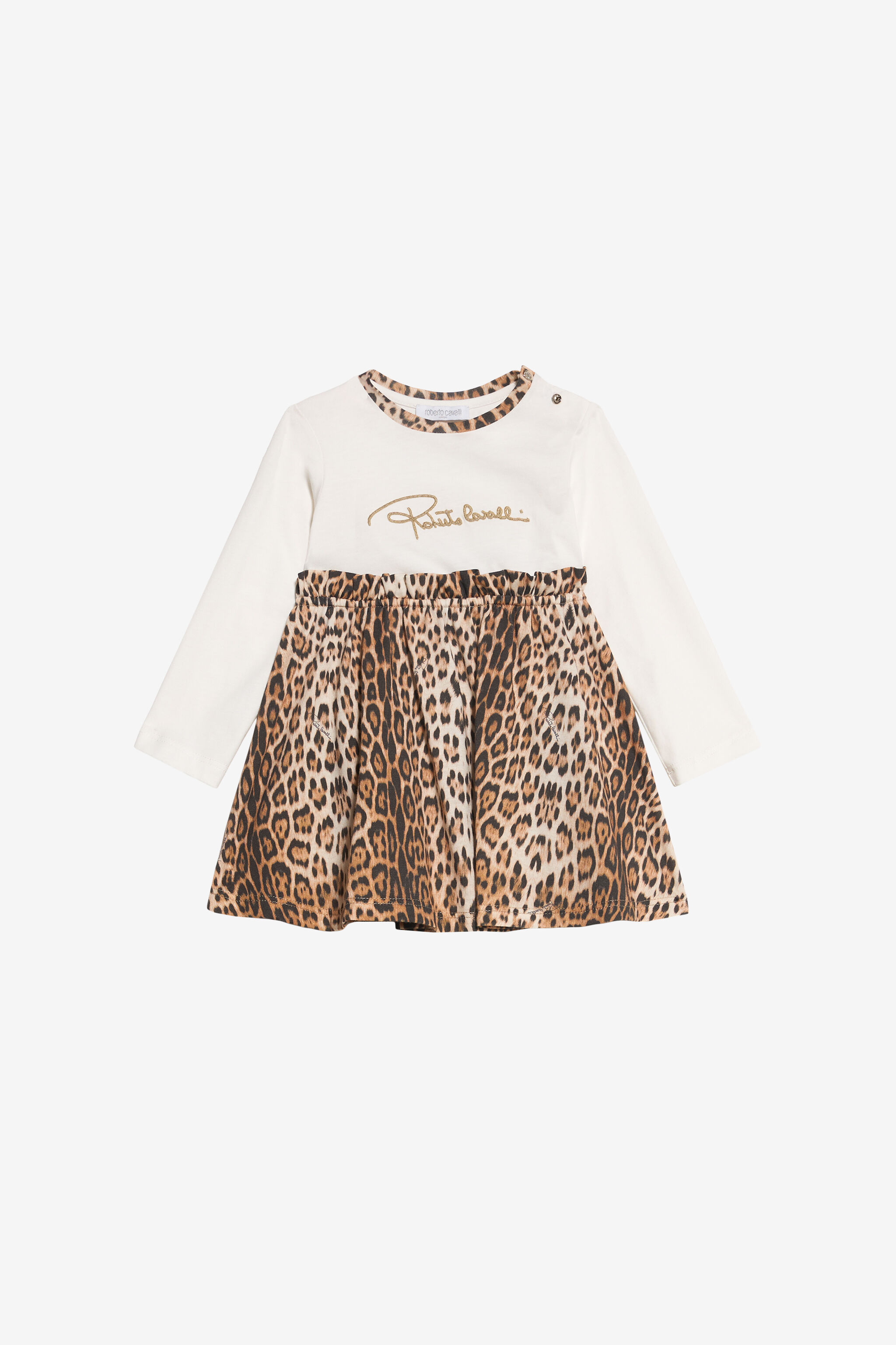 JU Vestido con estampado de leopardo y detalle de logo JU Vestido con estampado de leopardo y detalle de logo AVOR.CC/GN XJT10E-3PS60