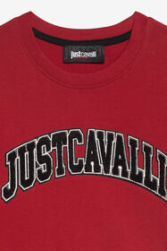 JC Just Cavalli Kids Red Logo Tee RED XFT60H-JD003