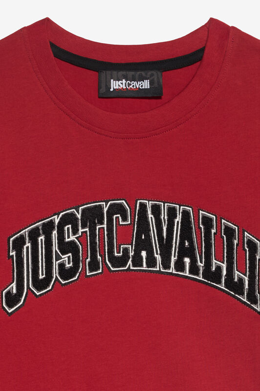 JC Just Cavalli Kids Red Logo Tee JC Just Cavalli Kids Red Logo Tee RED XFT60H-JD003