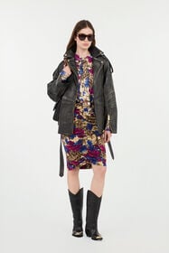 JC Black Leather Jacket BLACK VFP007-VF475