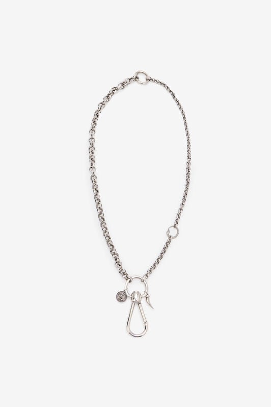 RC Chain With Snake And Fang RC Chain With Snake And Fang Silver URG008-AM258