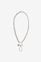 RC Chain With Snake And Fang RC Chain With Snake And Fang Silver URG008-AM258
