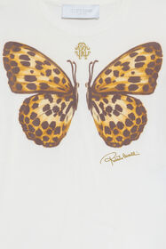 JU T-shirt avec imprimé papillon MILKY WHITE VJT62E-JD001