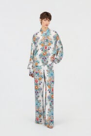 JC Chemise à Imprimé Tropical Garden TURCHESE CHIRO WFT257-WF655