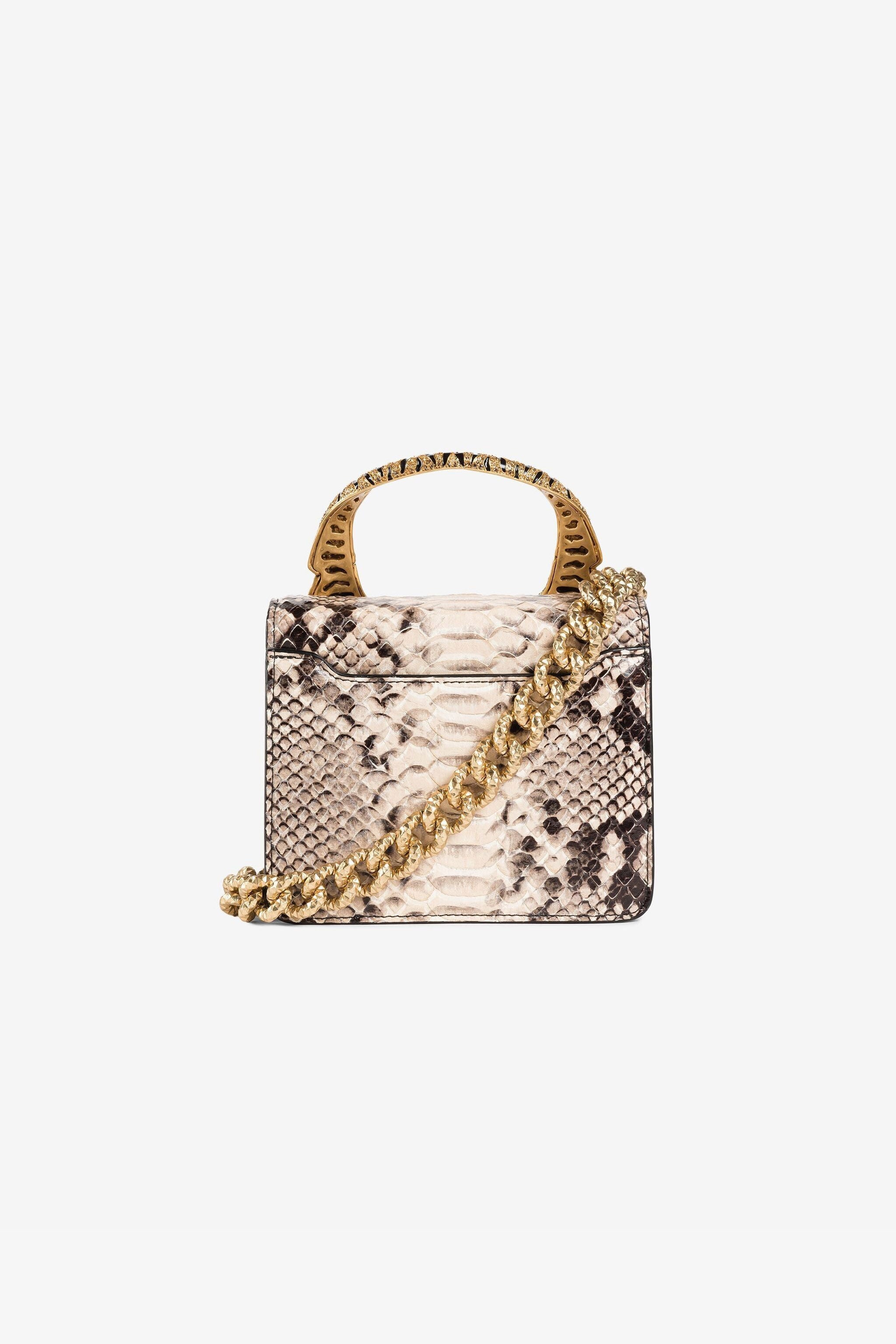 RC Small Roar Crystal-Embellished Shoulder Bag RC Small Roar Crystal-Embellished Shoulder Bag Light Brown QKB025-PR007