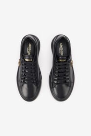 RC Black Sneakers With Gold Logo Emblem BLACK TOS00R-PZC15