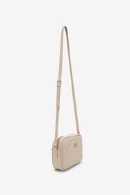 CL Quilted Crossbody Bag BEIGE SXB00E-AB076