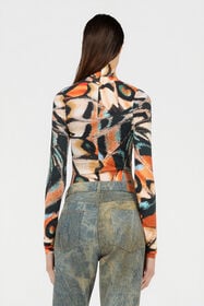 RC Top Estampado Butterfly BLACK/MULTICOLOR XQT608-LNT28
