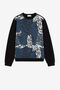 JU Sweatshirt mit Zebra-Print JU Sweatshirt mit Zebra-Print Dunkelblau PJT981-CF050