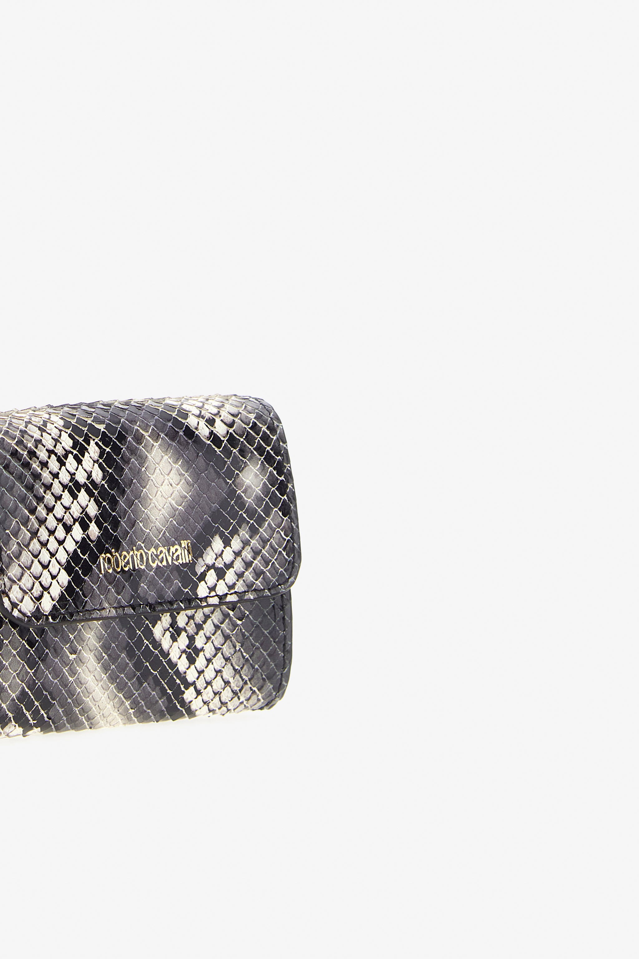 RC Logo Small wallet in printed leather RC Logo Small wallet in printed leather Black TKA004-PZ02S