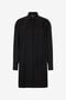 RC Robe Chemise Mini en Soie avec Monogram RC RC Robe Chemise Mini en Soie avec Monogram RC Noir VKT160-RK010