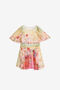 JU Abito con Stampa Miami Flowers JU Abito con Stampa Miami Flowers GREEN/FUXIA WJT11I-CTR64