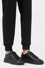 RC Joggers Noirs en Coton avec Monogram RC BLACK SOT20G-CF008