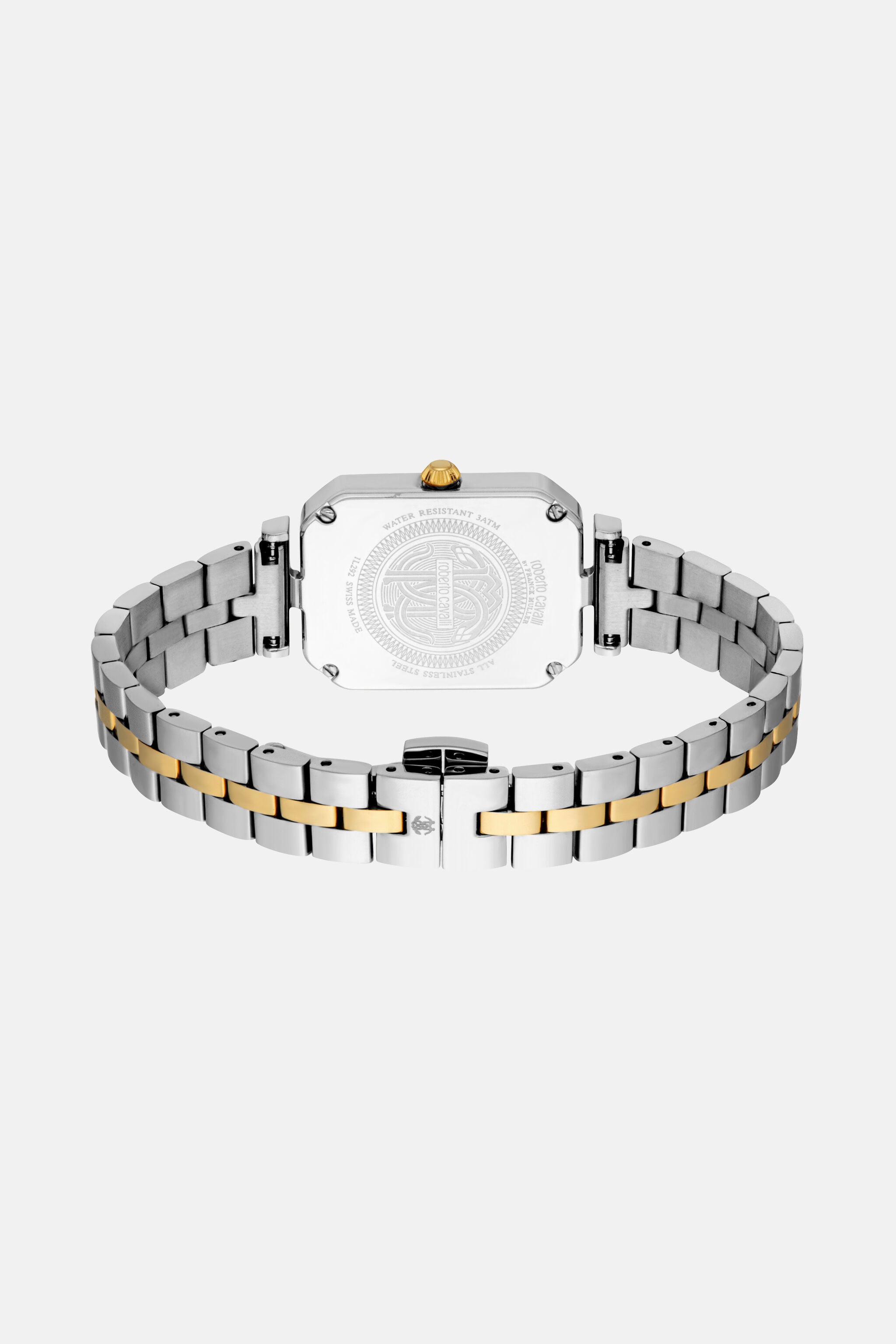 Roberto Cavalli by Franck Muller Logo watch in SILVER GOLD for