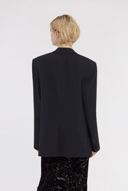RC Chaqueta Negra de Cierre Sencillo Negro SWT402-HR005
